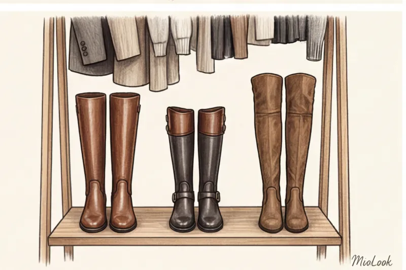 Базовые сапоги: трубы, ботфорты или жокейские? - 7