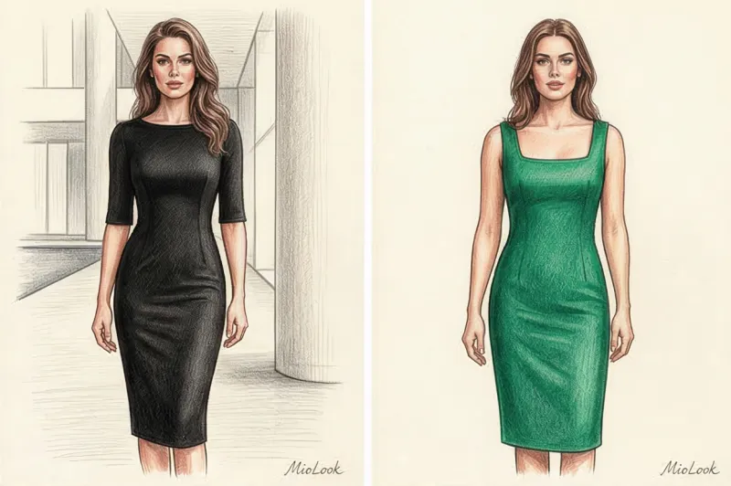 Платье-футляр - 2