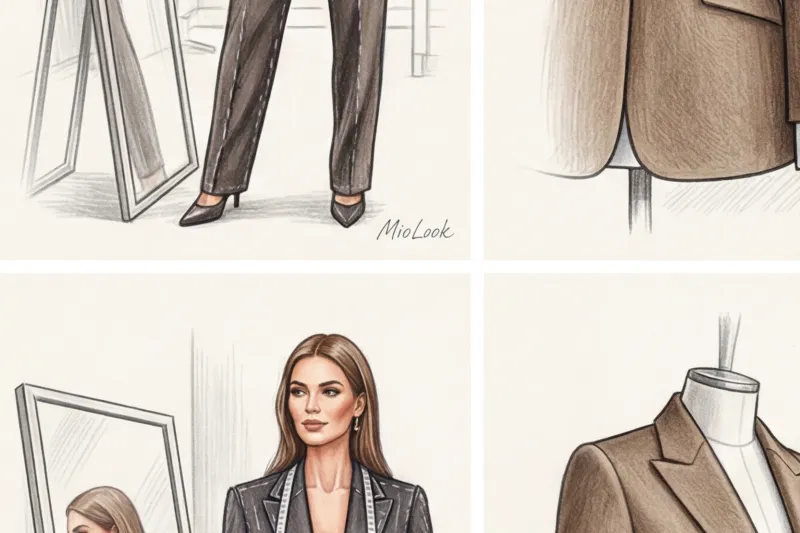 Женский брючный костюм на высокий рост: правила безупречной посадки - 4