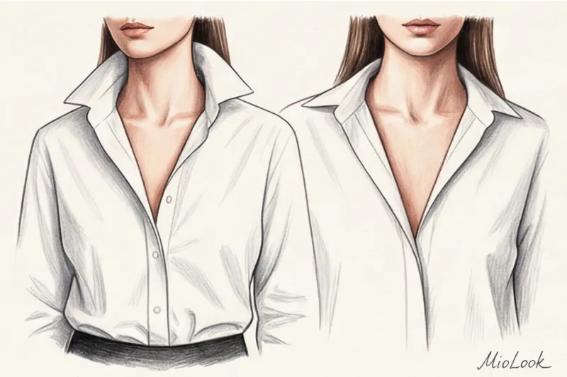 Как визуально удлинить шею: горловины, украшения и прически - 8