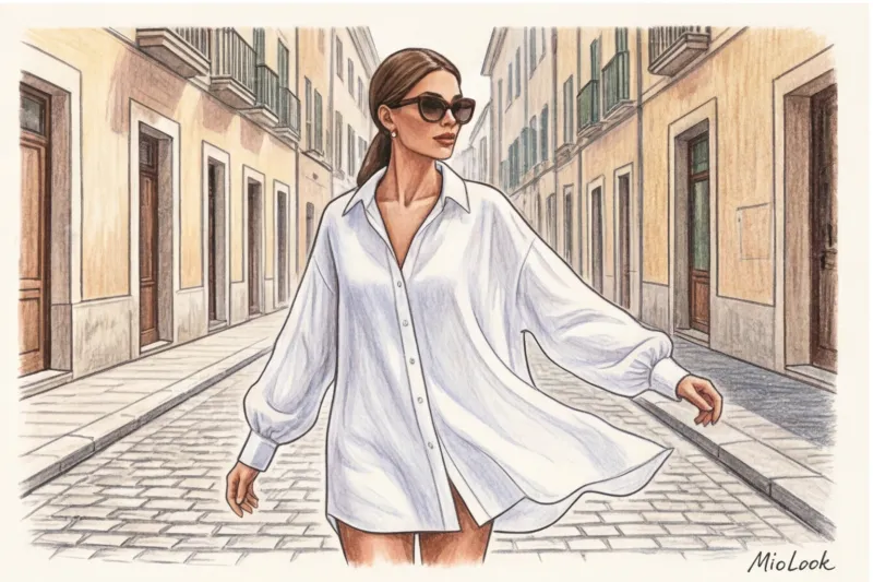 Летние рубашки и туники с длинным рукавом: обзор легких моделей - 7