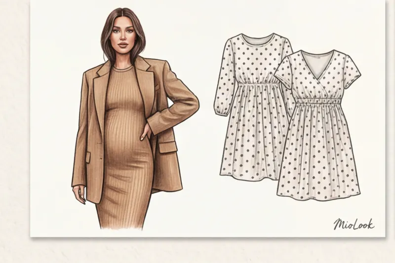 Максимальный комфорт: что носить в 3-м триместре беременности - 7