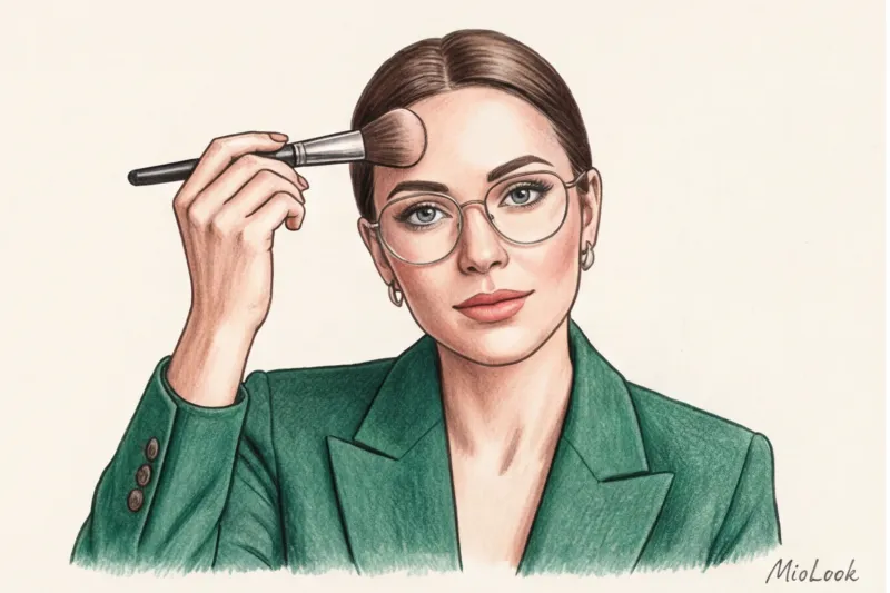 Как выступать в очках онлайн, чтобы избежать бликов от кольцевой лампы - 4