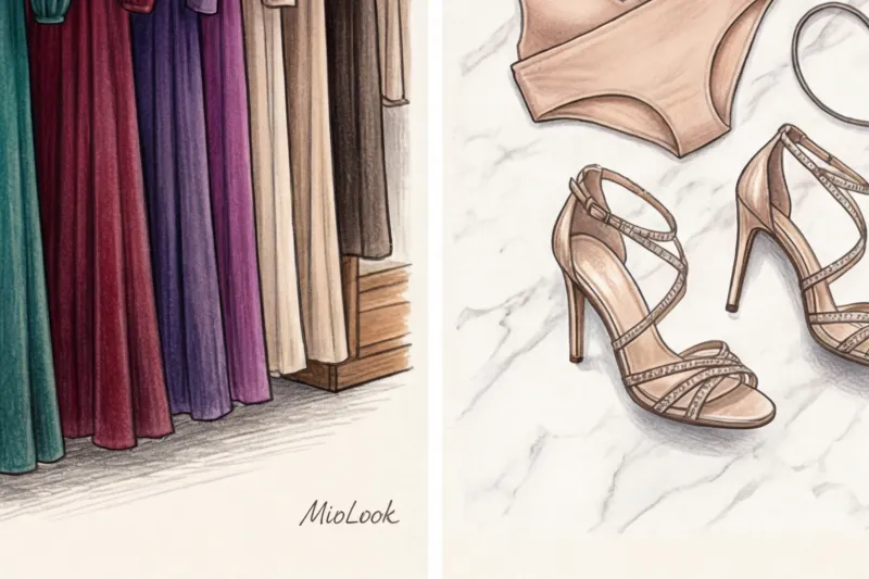 Летние закрытые вечерние платья: как выглядеть нарядно и не перегреться - 8