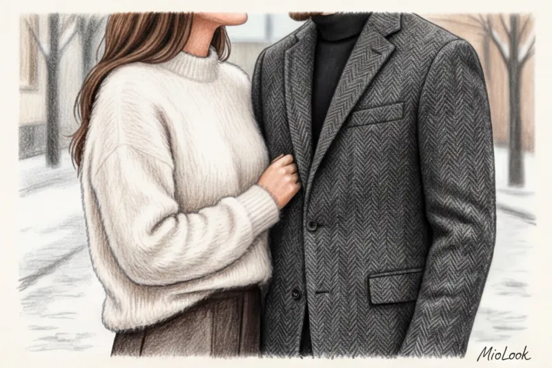 Зимние парные образы: стильные идеи для холодной погоды - 2