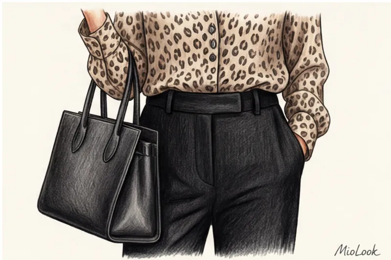 Какие принты носить после 40: леопард, горох, полоска - 9