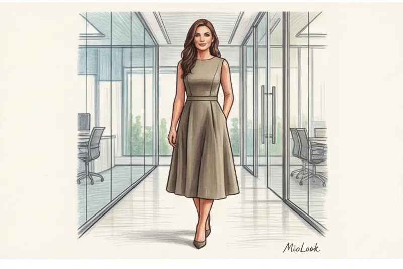 Офисные платья: какие фасоны соответствуют строгому и свободному дресс-коду - 8
