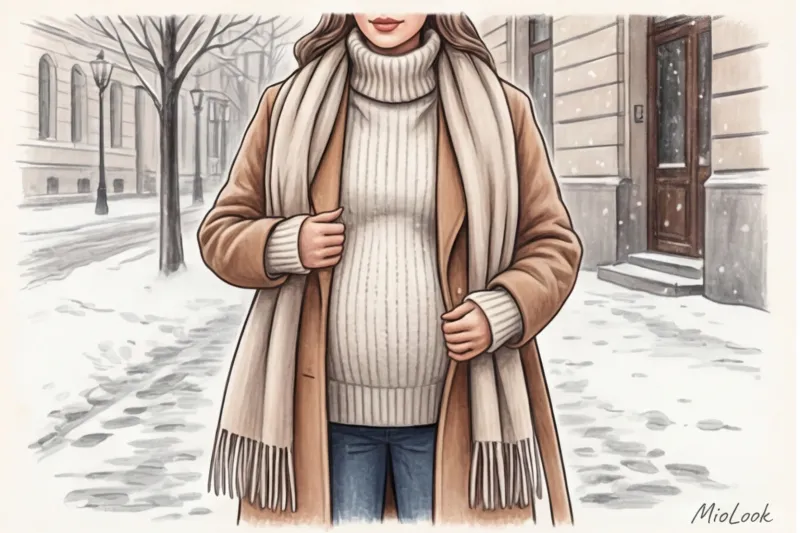 Верхняя одежда на 3 триместр: что носить на последних месяцах - 4