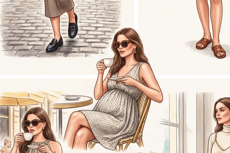 Базовые платья для беременных: 5 фасонов на каждый день - 5