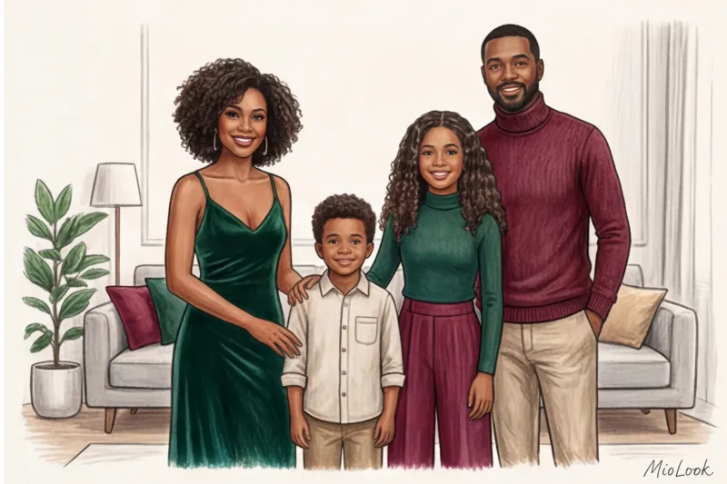 Как собрать праздничный гардероб для всей семьи в приложении MioLook - 6