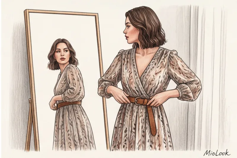 Как носить ремень, чтобы визуально скрыть живот - 6