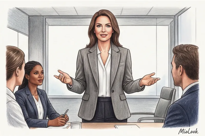 Деловой дресс-код: какие принты допустимы в строгом офисном стиле - 8