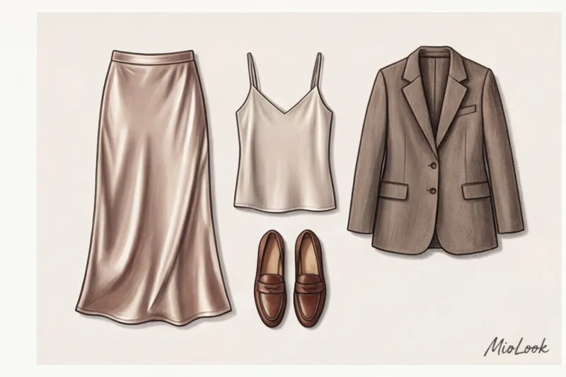 Шелк и атлас: в чем разница и что лучше выбрать для базового гардероба - 4