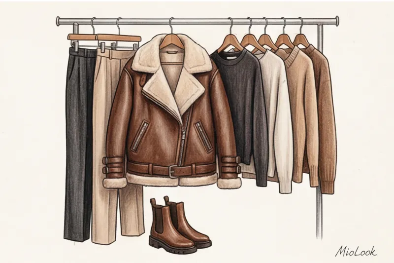 Дубленка-авиатор: как выбрать и с чем сочетать зимой - 7