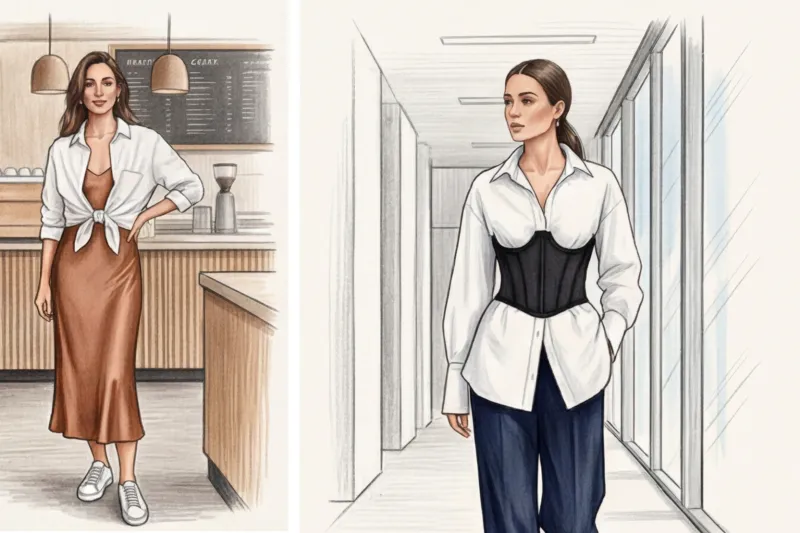 Бельевой стиль в повседневном гардеробе: как уместно носить кроп-топы, корсеты и комбинации - 3