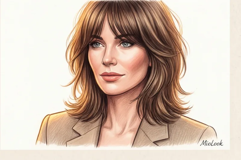 Стрижки на средние волосы, которые молодят: актуальные тренды для 35-45 лет - 9