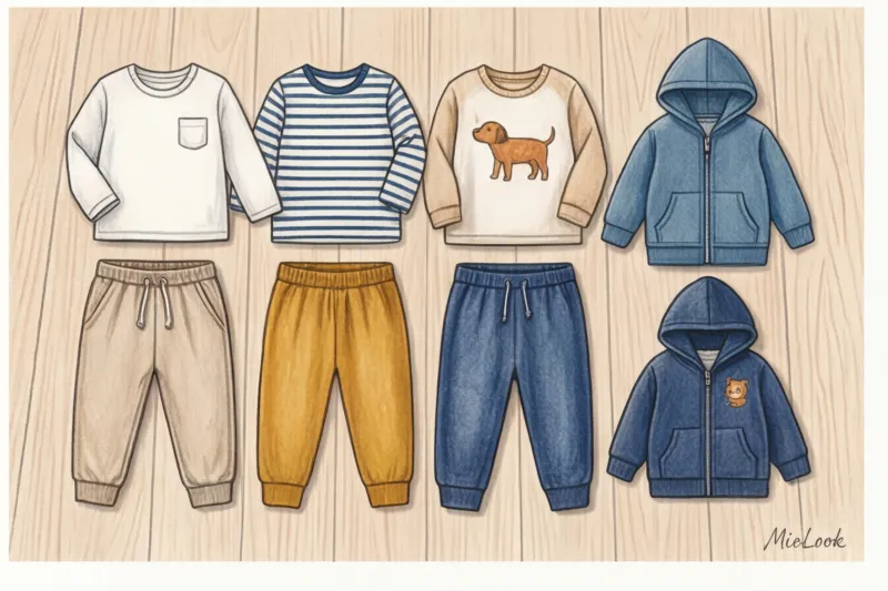 Капсульный гардероб в детский сад: список вещей и правила составления - 9