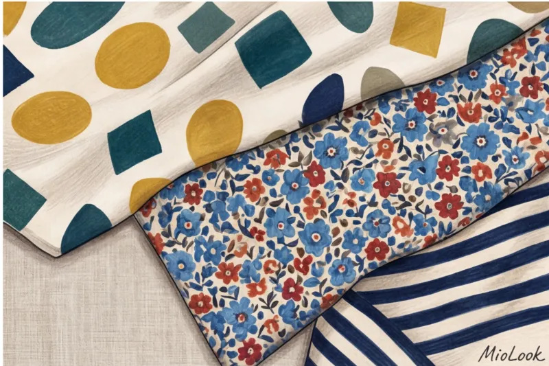 Как подобрать принт по уровню контрастности: масштаб, ритм и геометрия узоров - 9