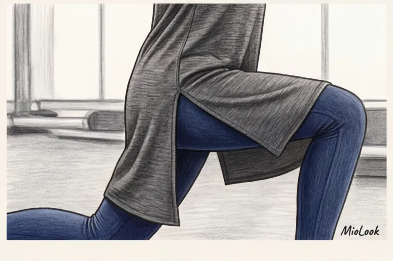 Спортивные туники для скромной моды: идеальная длина и свобода движений - 8