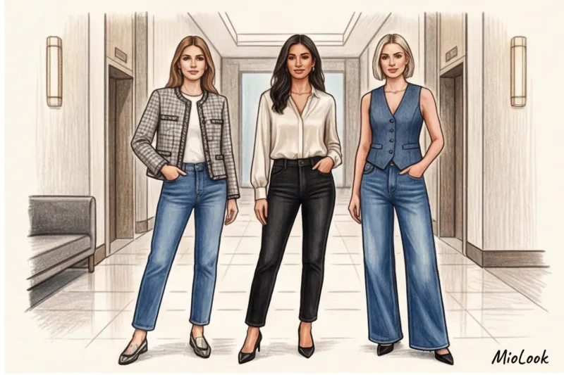 Как носить джинсы в офис и выглядеть профессионально - 3