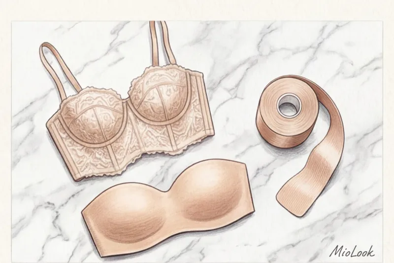 Белье под одежду с открытыми плечами: как избежать сползания бюстгальтера - 2