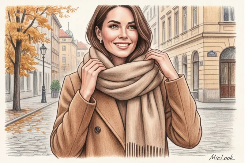 A Basic Women's Scarf: How to Choose and Tie It Stylishly