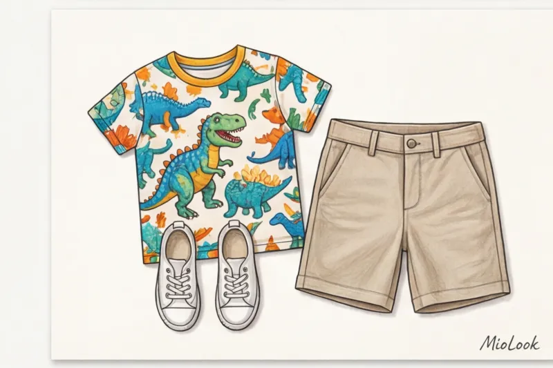 Летний капсульный гардероб для ребенка на море и в город - 4