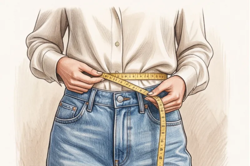 What to wear with low-rise jeans after 30