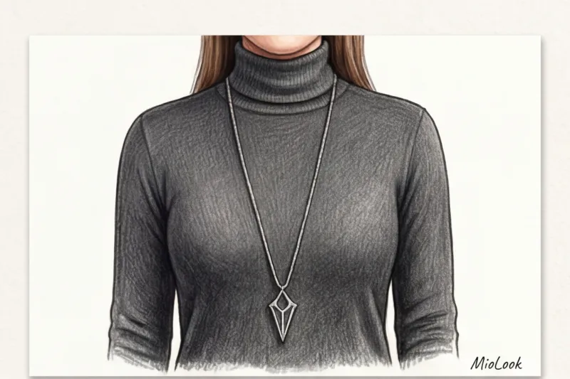 Аксессуары для фигуры «яблоко»: создаем вертикаль и скрываем объем на талии - 2