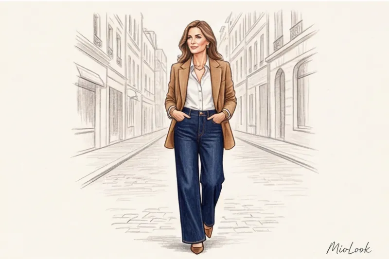 Джинсы для женщин элегантного возраста: как выглядеть стильно после 40 - 8