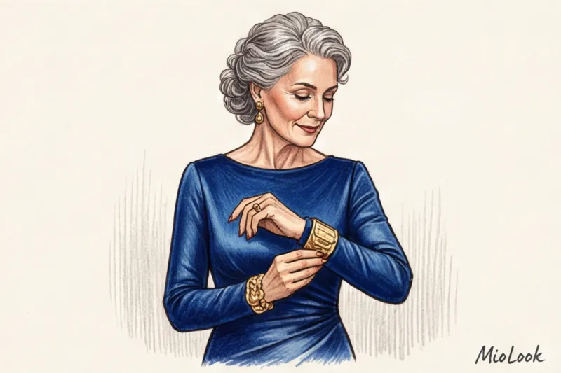 Элегантность в любом возрасте: закрытые вечерние платья для женщин 50+ - 5