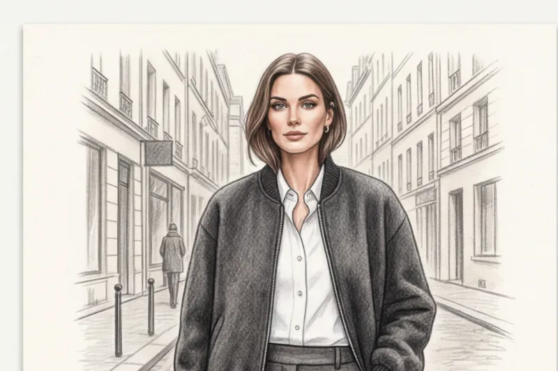 What to wear with a women's bomber jacket: from sporty to casual chic