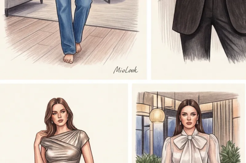 Нарядные топы и блузы: как носить с джинсами и обычными брюками - 4