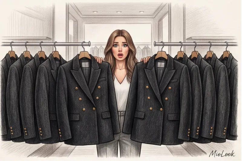 AI recommendation system for an online clothing store