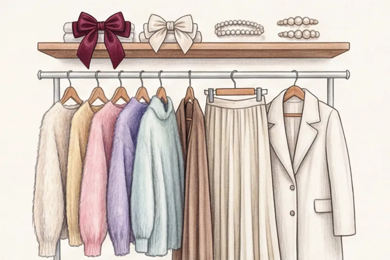 Уютная романтика: как носить стиль Coquette и Balletcore осенью и зимой - 5