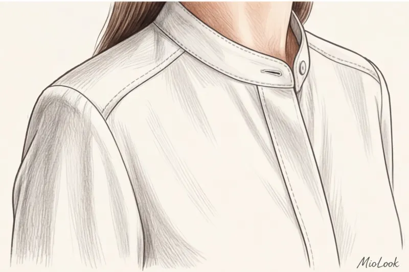 Закрытые блузки и рубашки: идеальный верх для строгого дресс-кода - 8