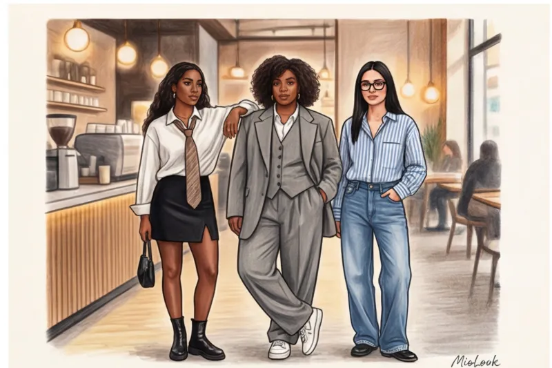 Стиль Corpcore: как носить строгие костюмы и галстуки в повседневной жизни - 4