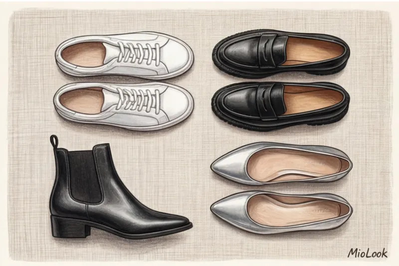 Обувь и аксессуары в капсульном гардеробе: сколько пар действительно нужно - 8