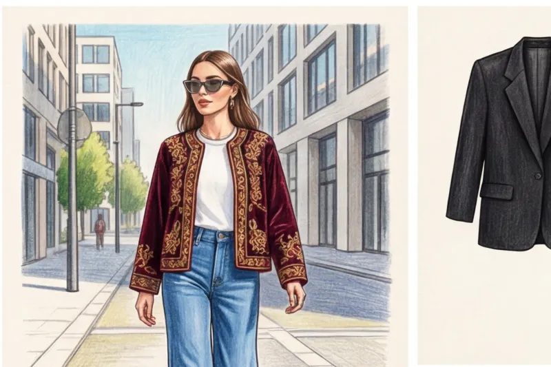 How to wear vintage clothes with modern pieces