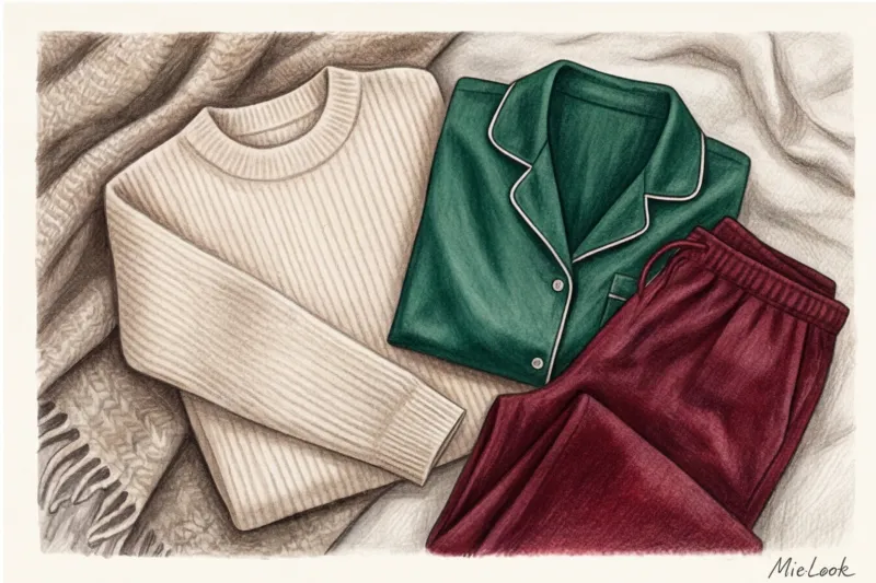 Уютный Новый год: выбираем праздничные пижамы и свитера для Family Look - 9