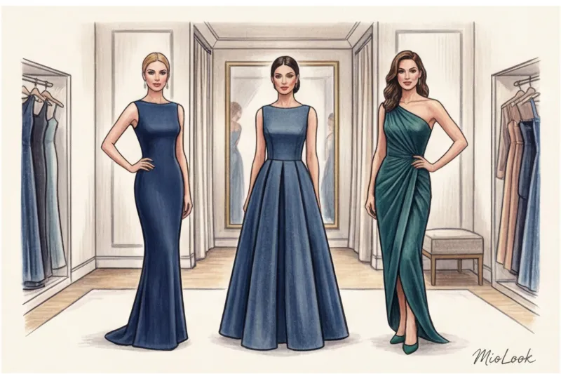 Закрытые вечерние платья в пол: секреты создания королевского силуэта - 2