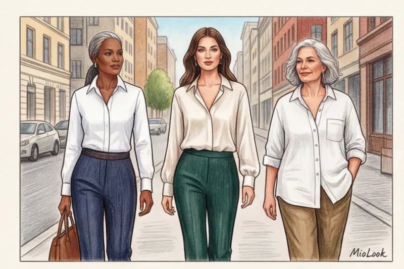 Идеальная белая рубашка женская: гид от стилиста