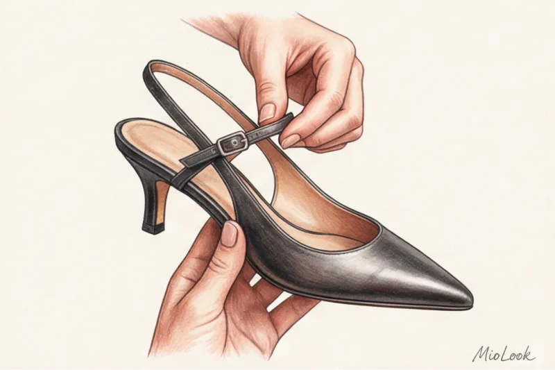 Актуальные туфли: каблуки рюмочки (Kitten Heel), слингбэки и острый мыс - 2