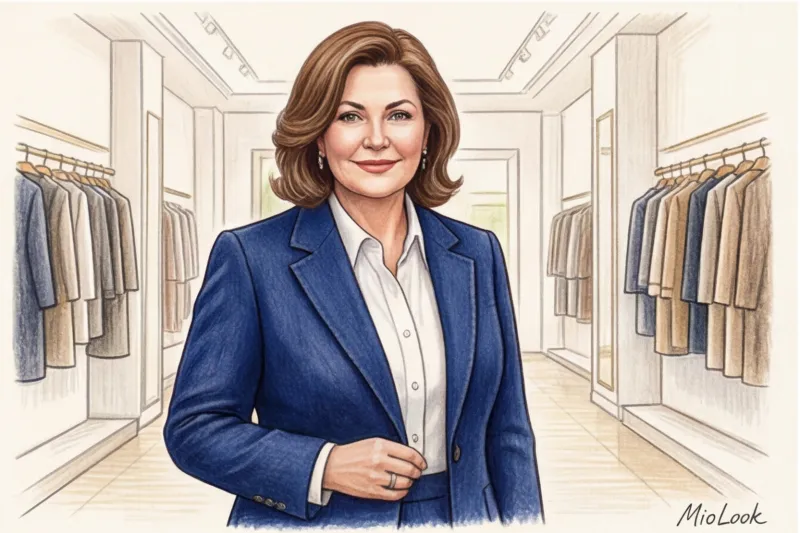 Элегантная капсула для полных женщин старше 50 лет - 7