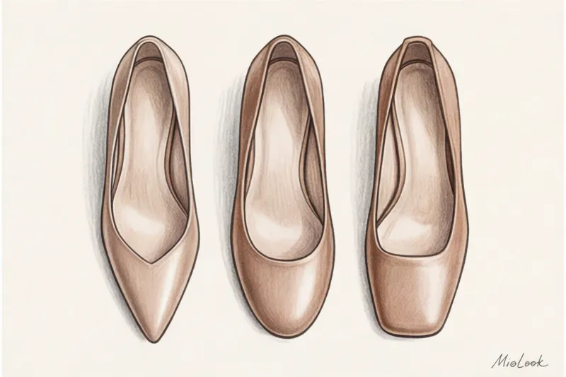 Идеальные туфли-лодочки: высота каблука, цвет и форма мыса - 4