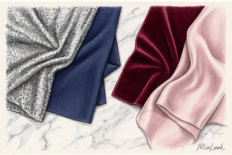 Хиджаб под вечернее платье: выбор ткани для торжественных образов - 2