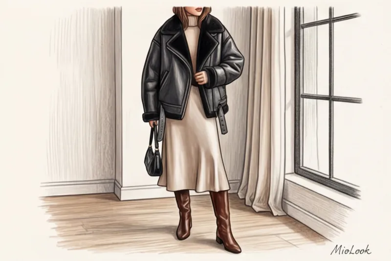 Дубленка-авиатор: как выбрать и с чем сочетать зимой - 4