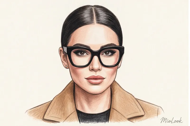 Прически под очки: как гармонично сочетать укладку с оправой - 4