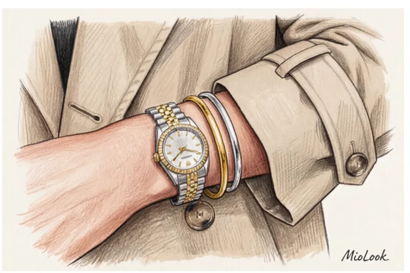 Правило микса: как стильно сочетать золото и серебро в одном образе - 3