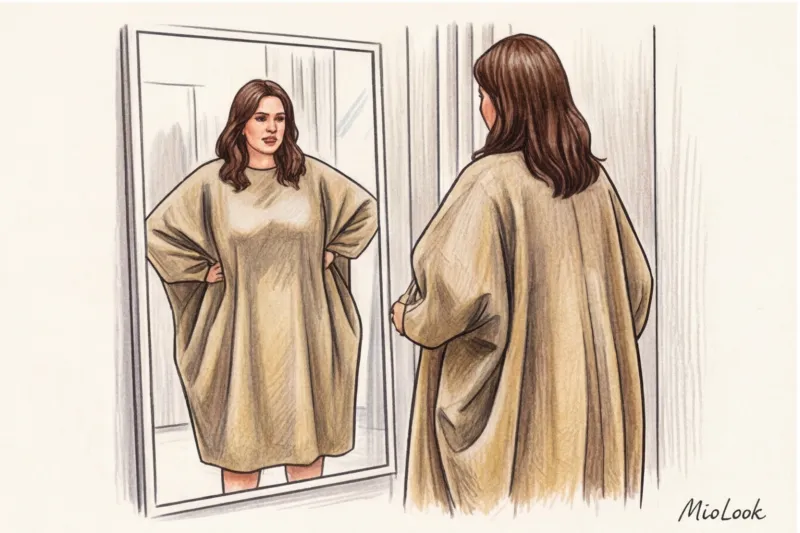 Как скрыть выступающий живот с помощью одежды: фасоны, ткани и хитрости - 7